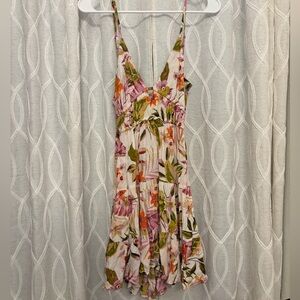 Floral V-Neck Summer Dress